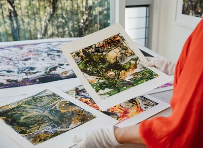 Small artworks on paper