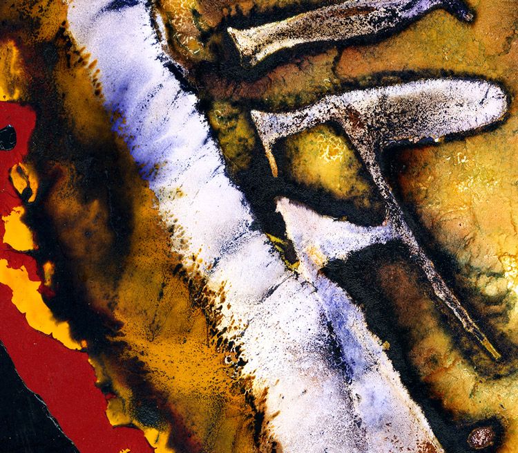 Yellow Carabeen (Sloanea woollsii) / Artwork / textile