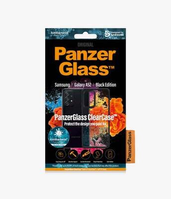 PanzerGlass™ ClearCase™ Samsung Galaxy A52 - Black Edition