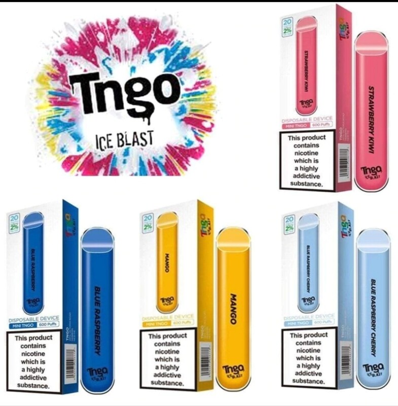 Tango Ice Blast bars 600+ puffs disposable vape