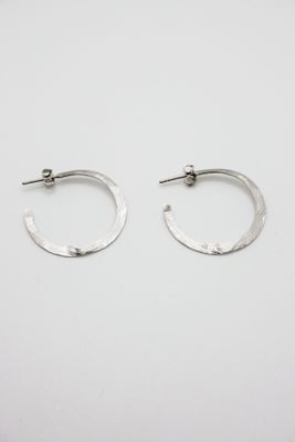 MIMOSA RHODIUM HOOPS