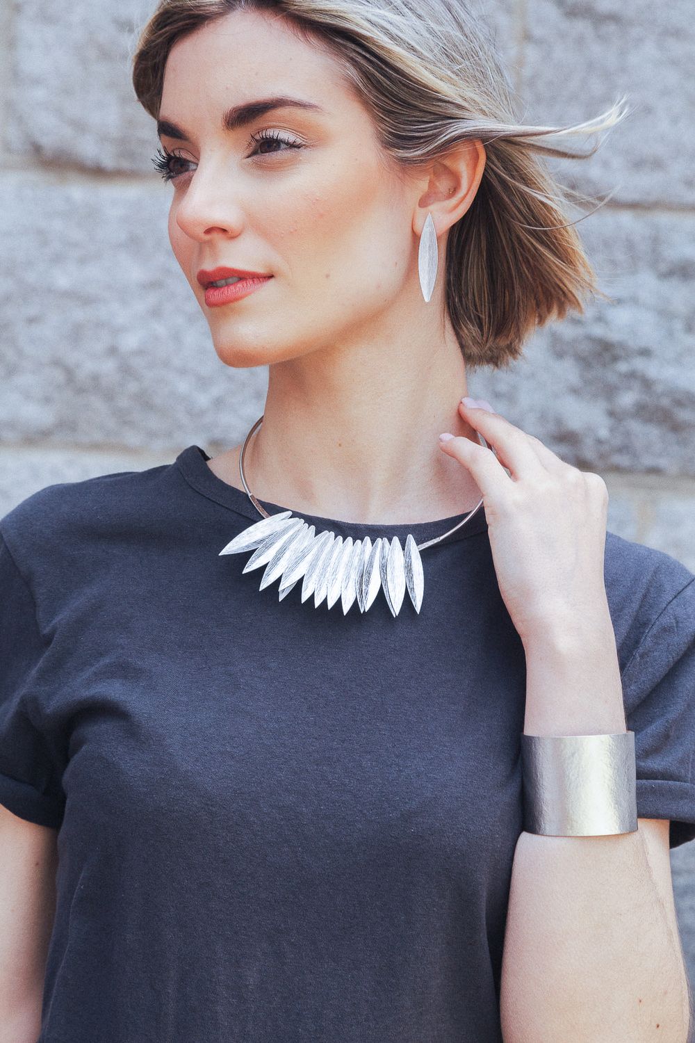 MIMOSA RHODIUM BRACELET