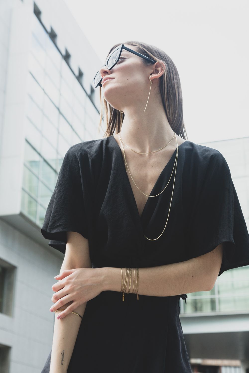 Jules long necklace 3 chains