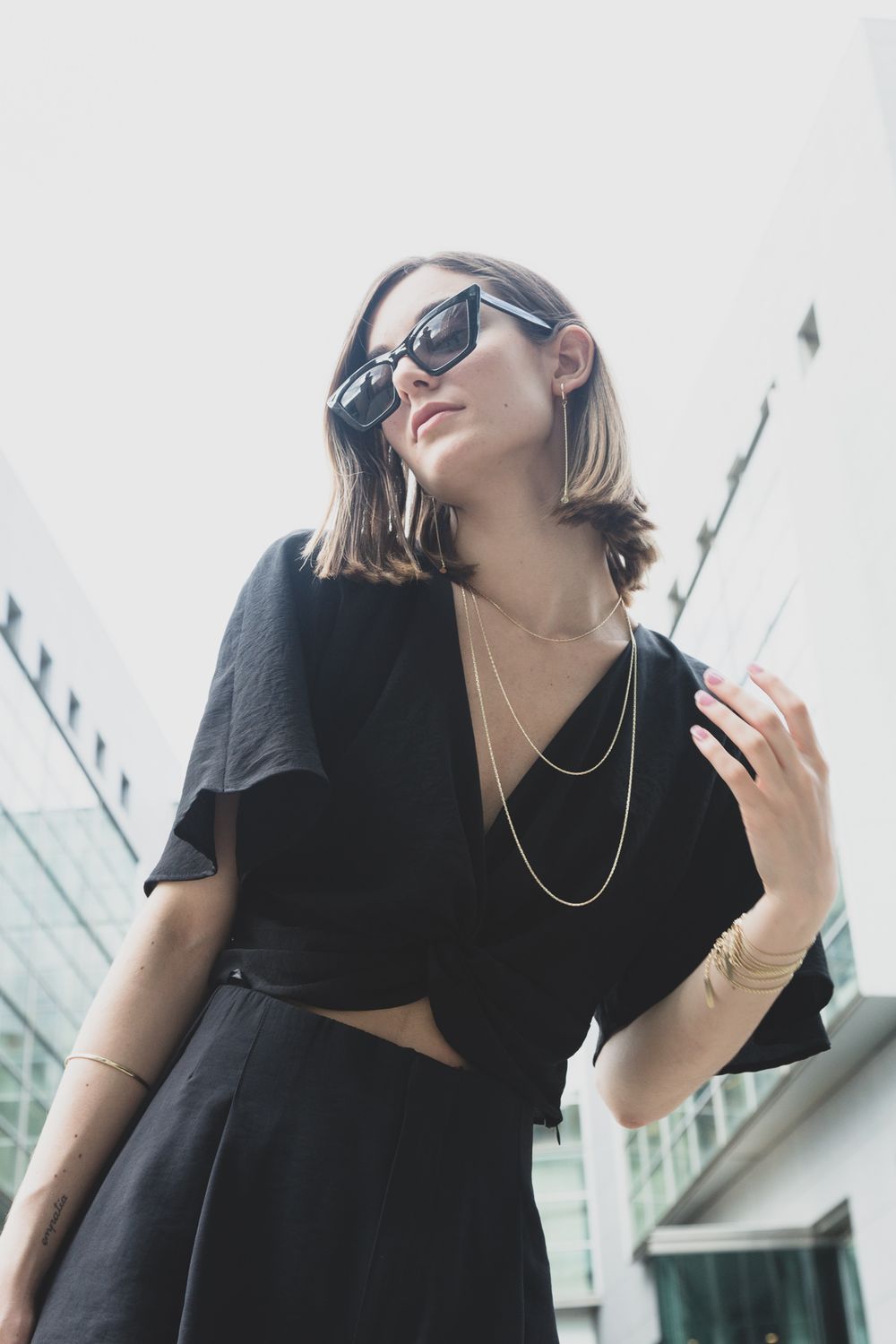 Jules long necklace 3 chains