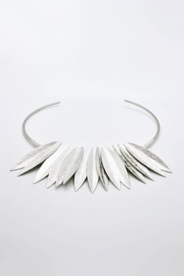 XL RHODIUM MIMOSA NECKLACE