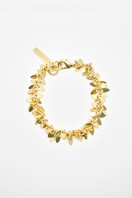 GOLD MILLEFEUILLE BRACELET