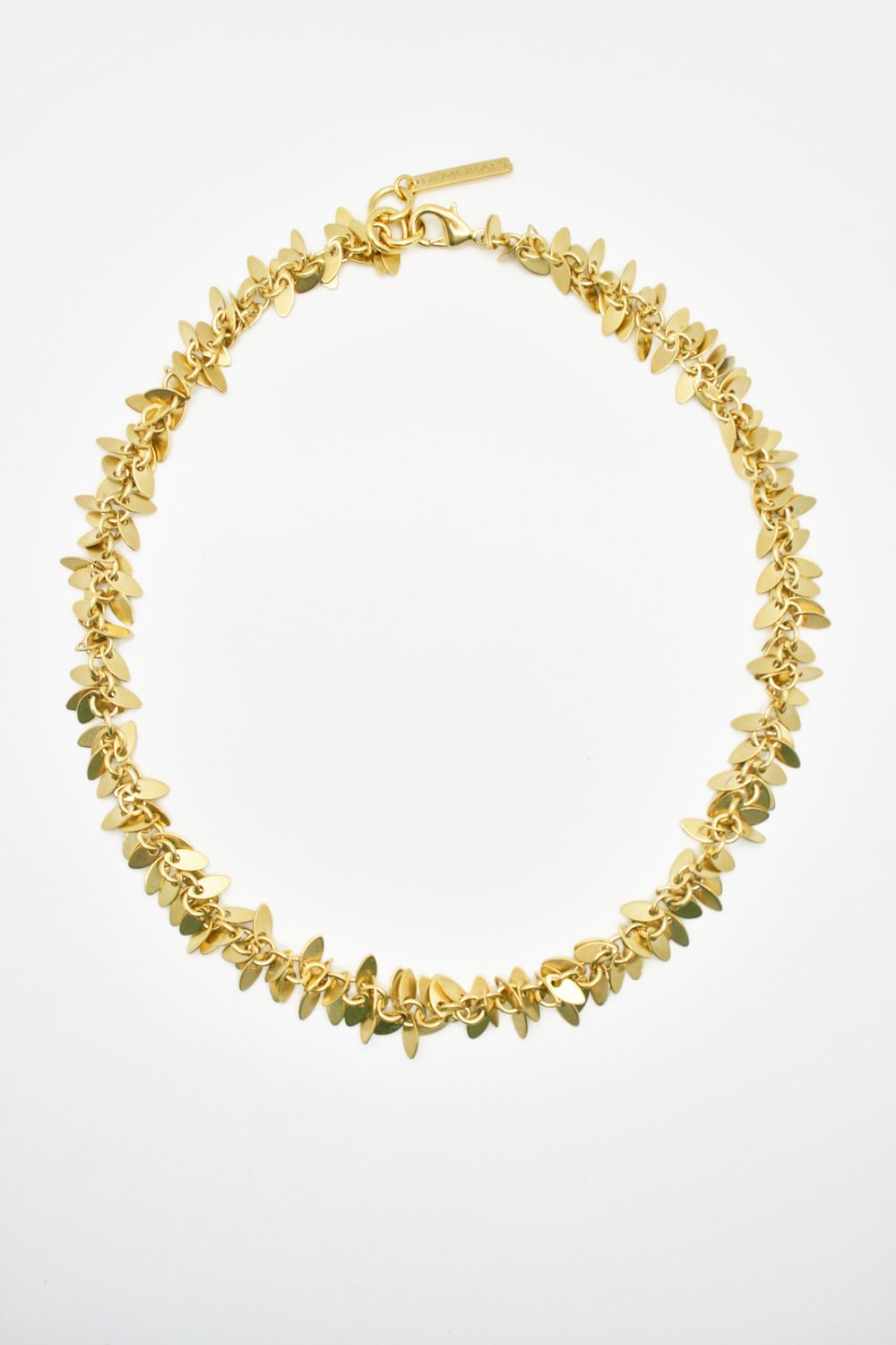 GOLD MILLEFEUILLE NECKLACE