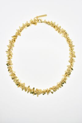 GOLD MILLEFEUILLE NECKLACE