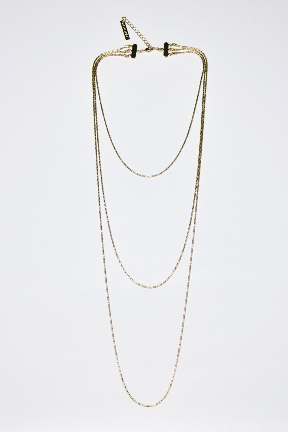 Jules long necklace 3 chains