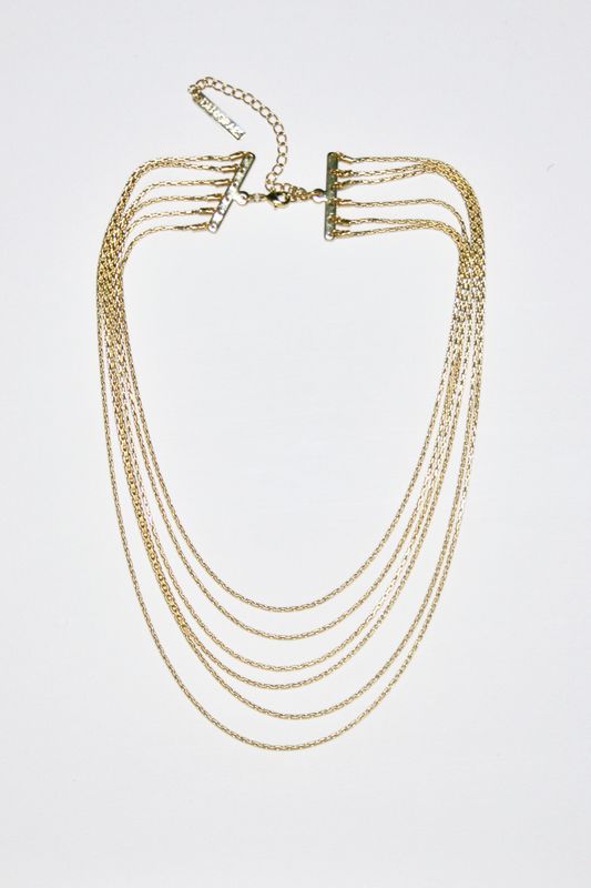 Jules necklace 6 chains