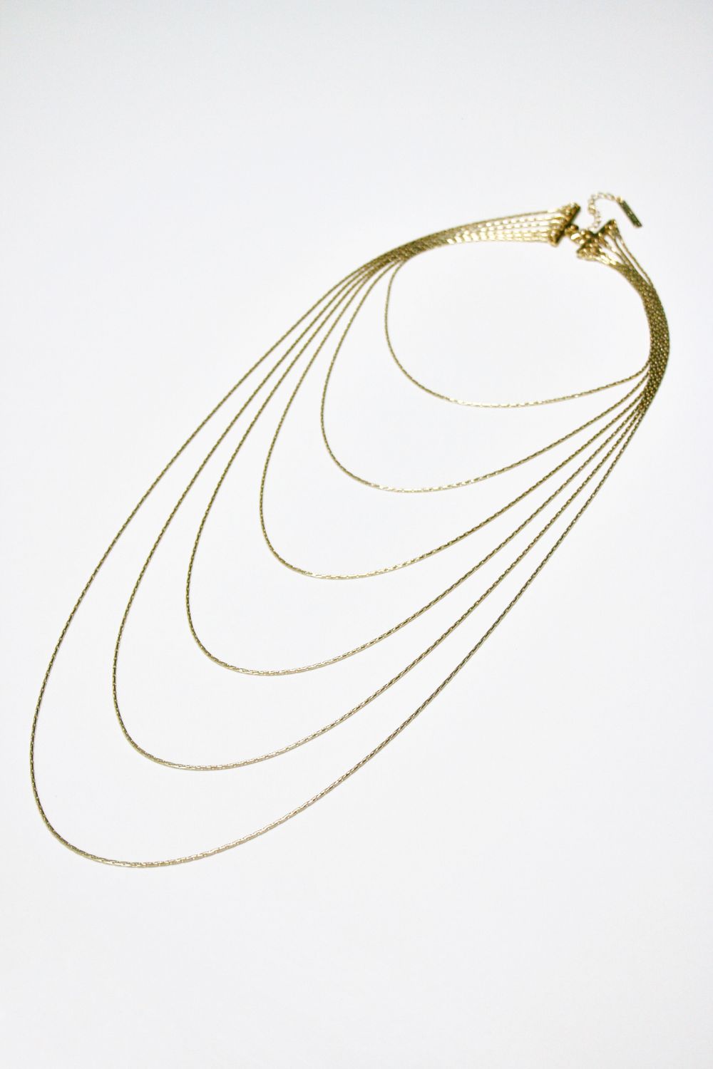 Jules long necklace 6 chains