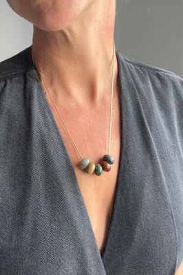 Agatese Hole Pendant