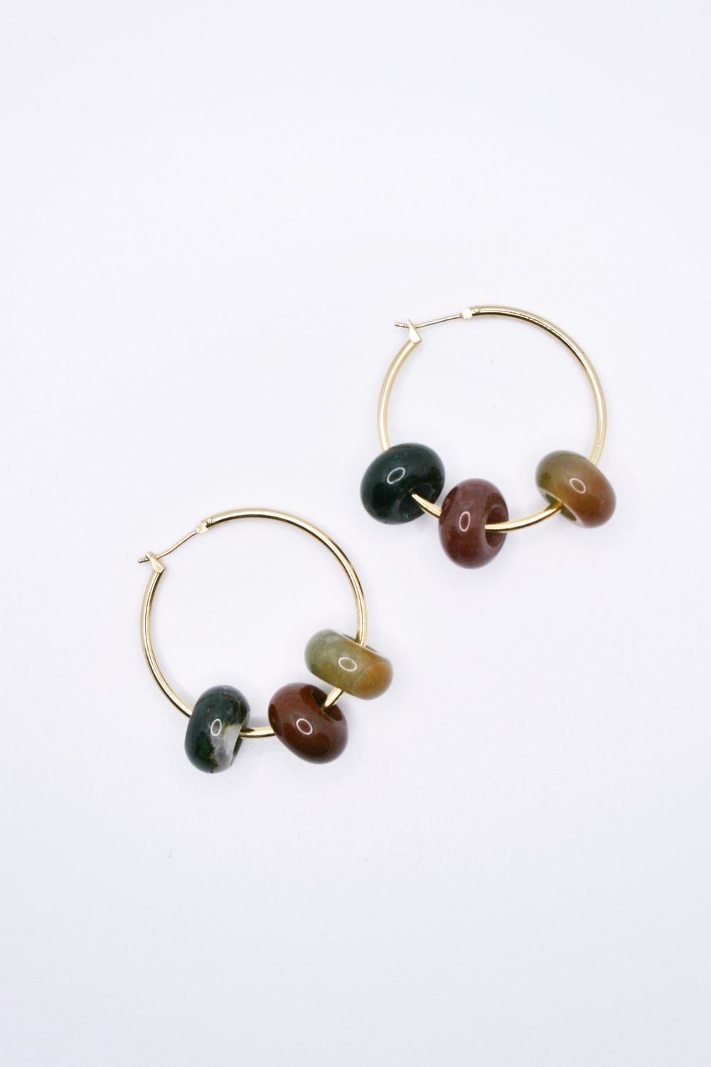 L HOLE AGATESE EARRINGS