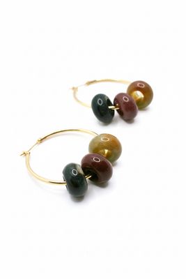 L HOLE AGATESE EARRINGS