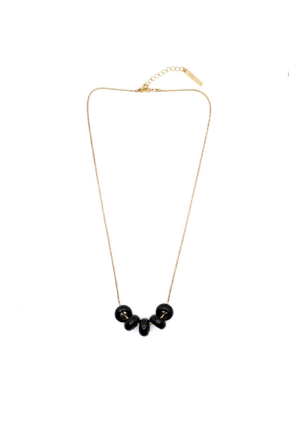 OBSIDIAN HOLE PENDANT