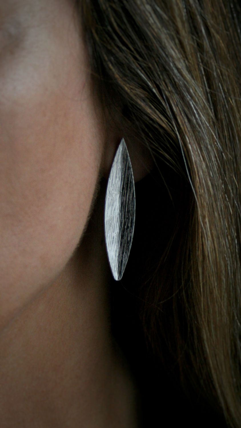 RHODIUM MIMOSA EARRINGS