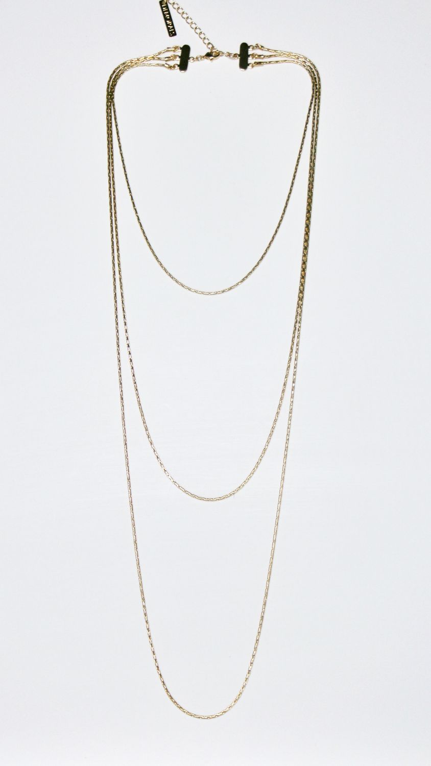 Jules long necklace 3 chains