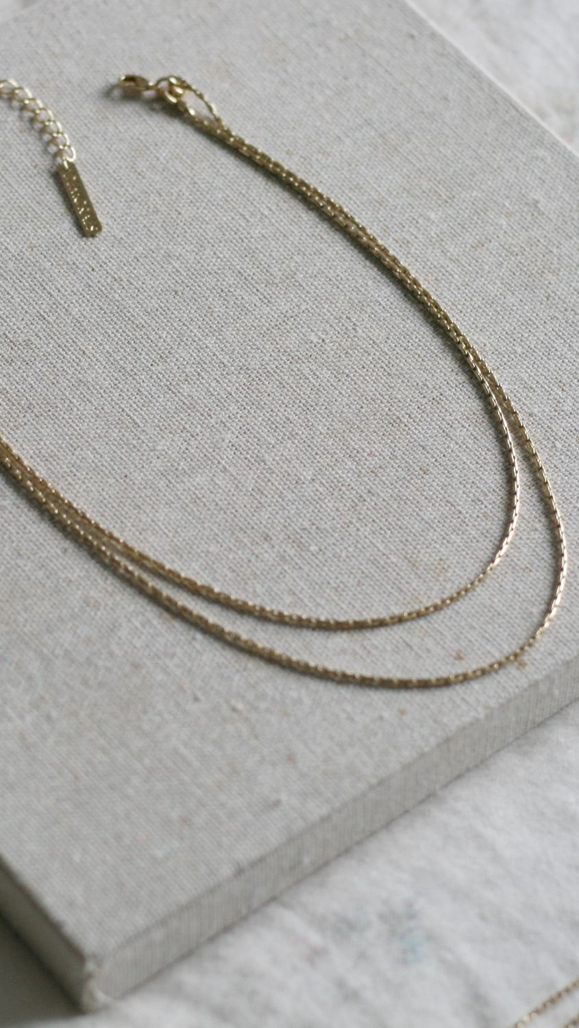 Jules necklace 2 chains