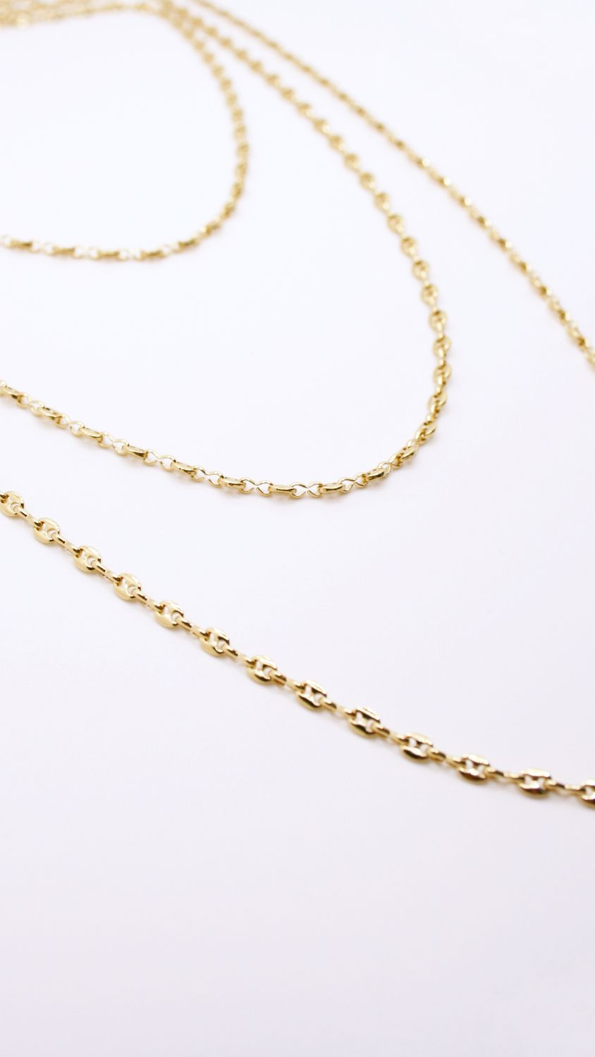 Bernarda triple necklace