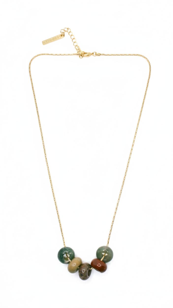 Agatese Hole Pendant