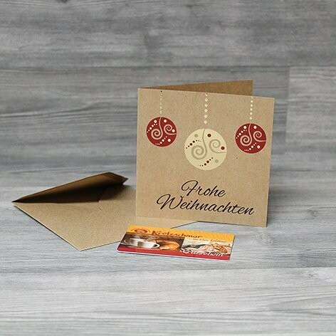 Gutschein "Frohe Weihnachten"