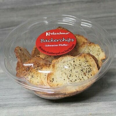 Bäckerchips - "schwarzer Pfeffer"