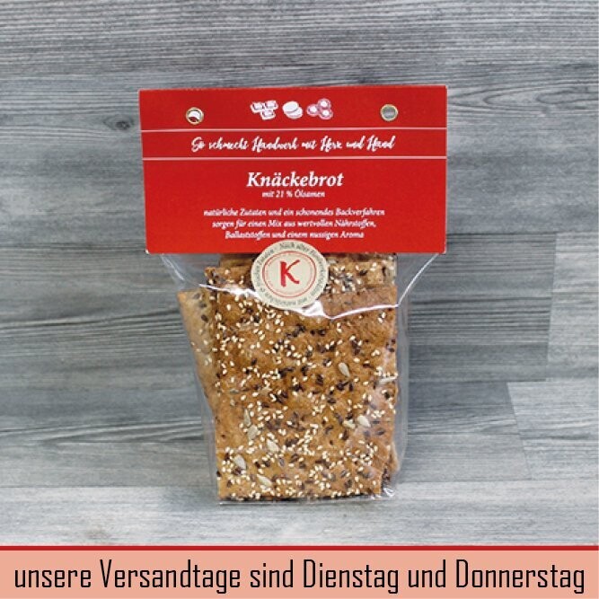 Knäckebrot mit Ölsamen