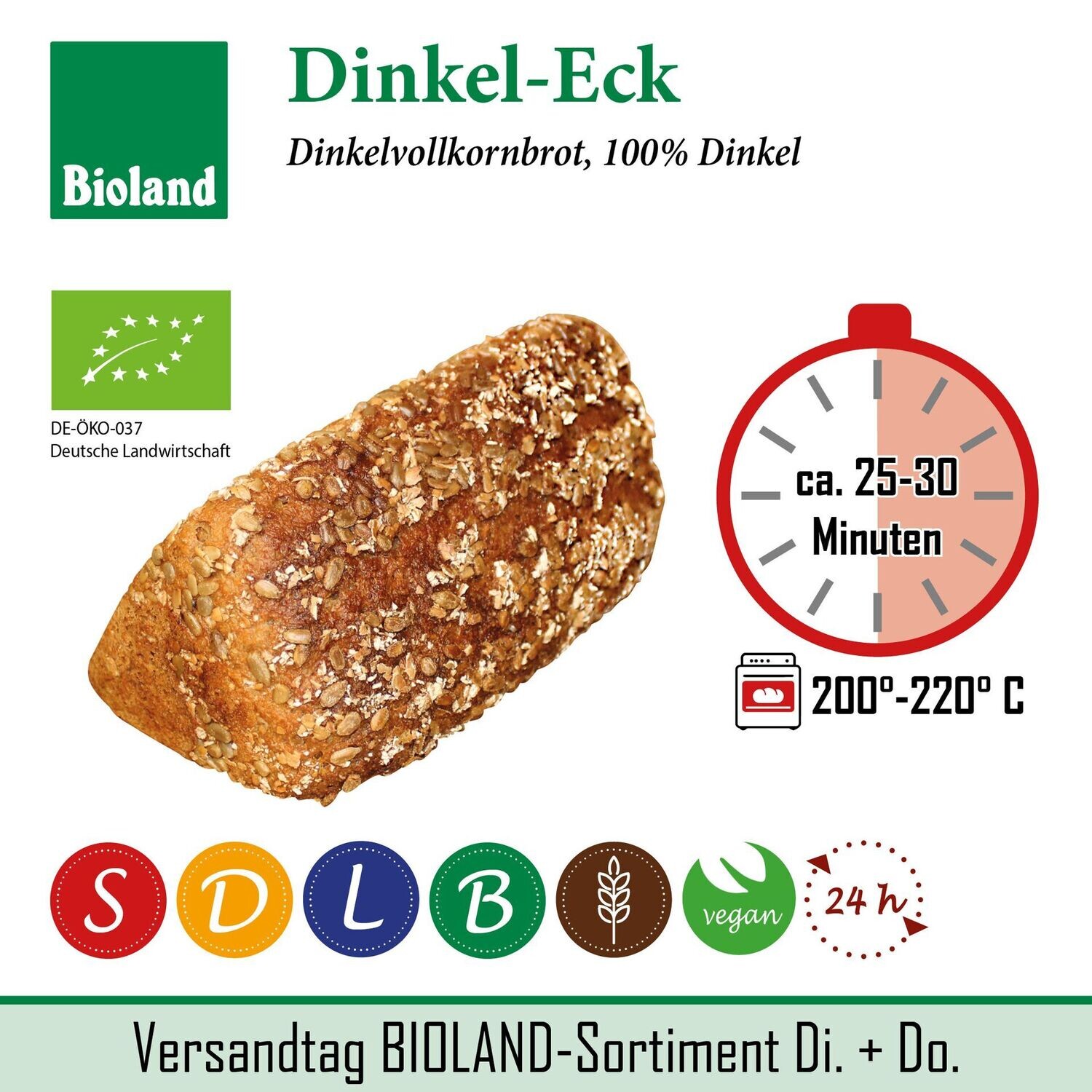BIOLAND Dinkel-Eck (750 g)