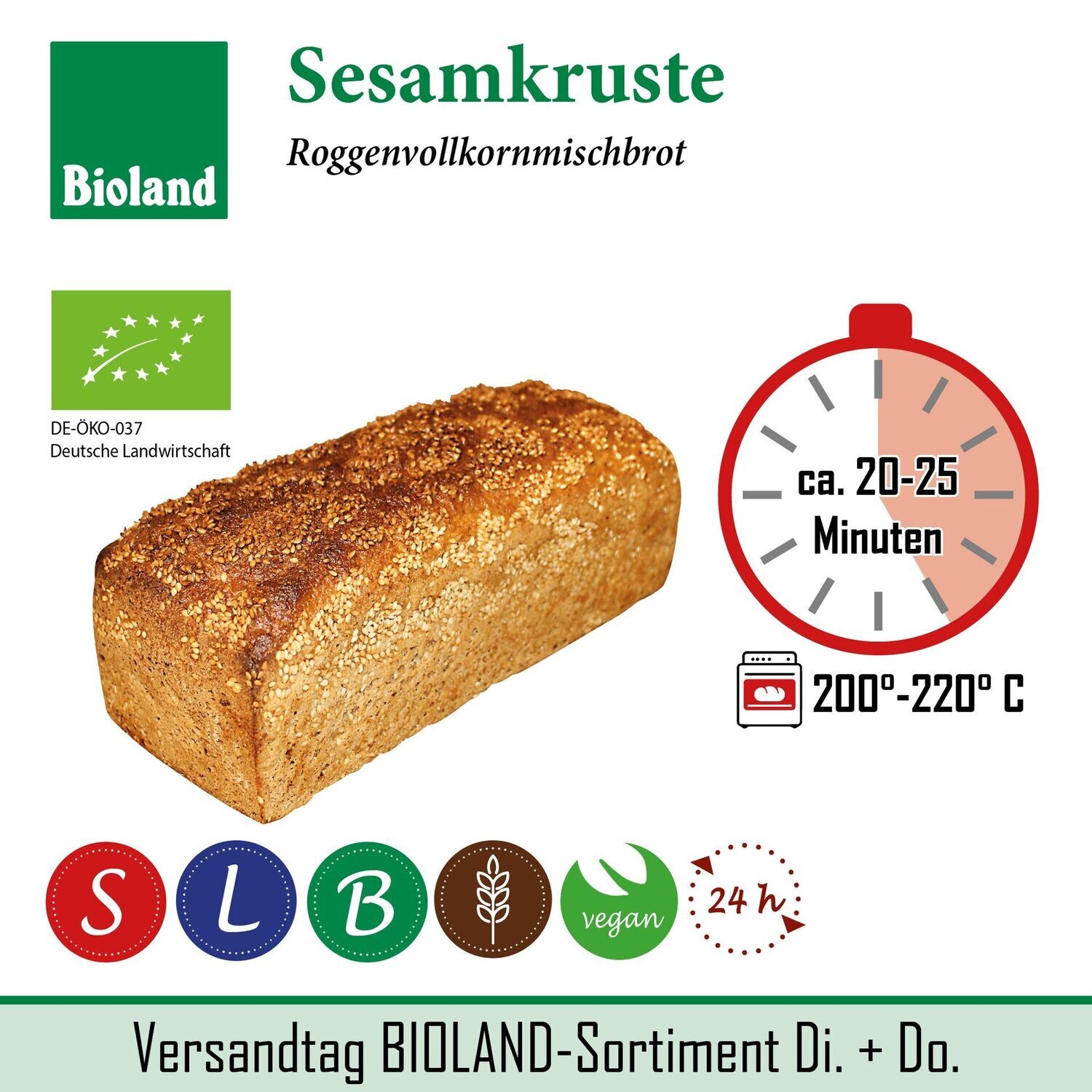 BIOLAND Sesamkruste (500 g)