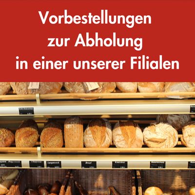 Vorbestellungen zur Filialabholung