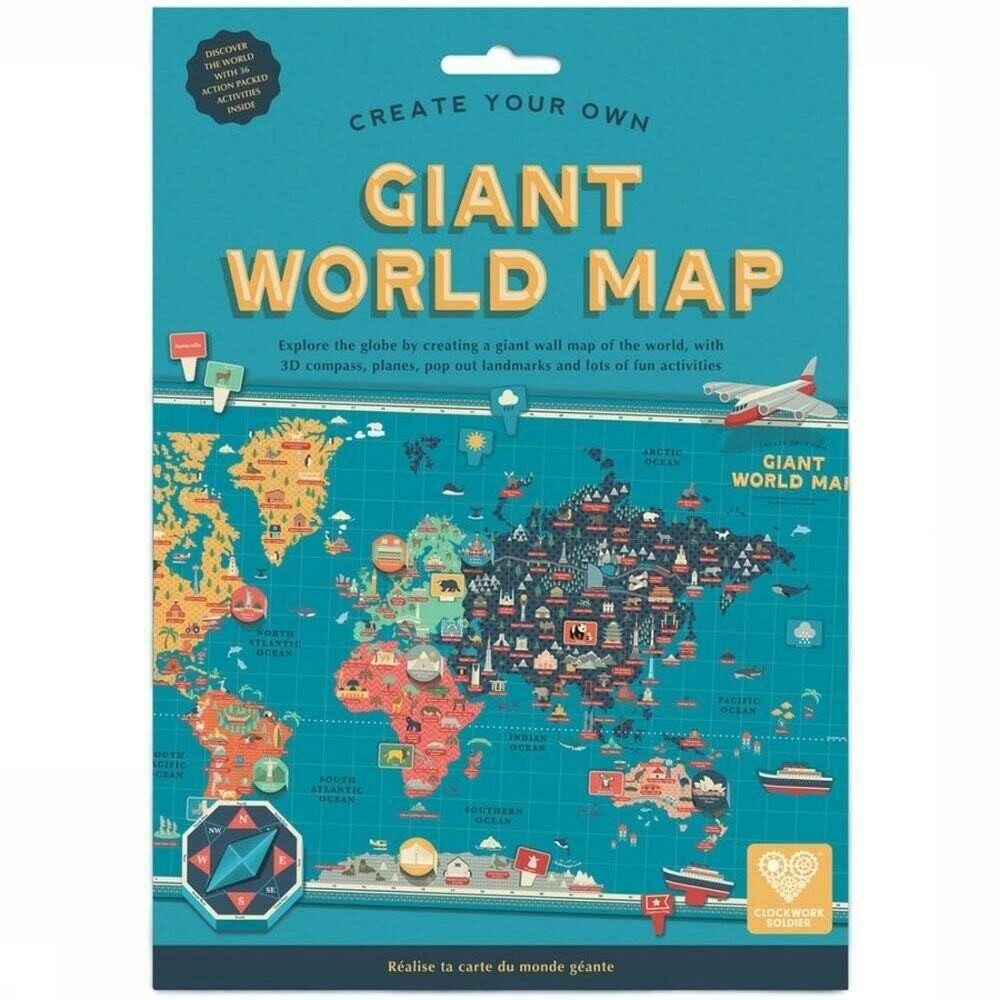 Create Your Own Giant World Map