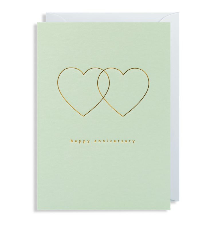 Anniversary Large Hearts Card