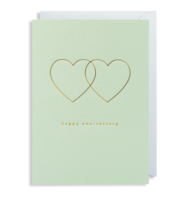 Anniversary Large Hearts Card