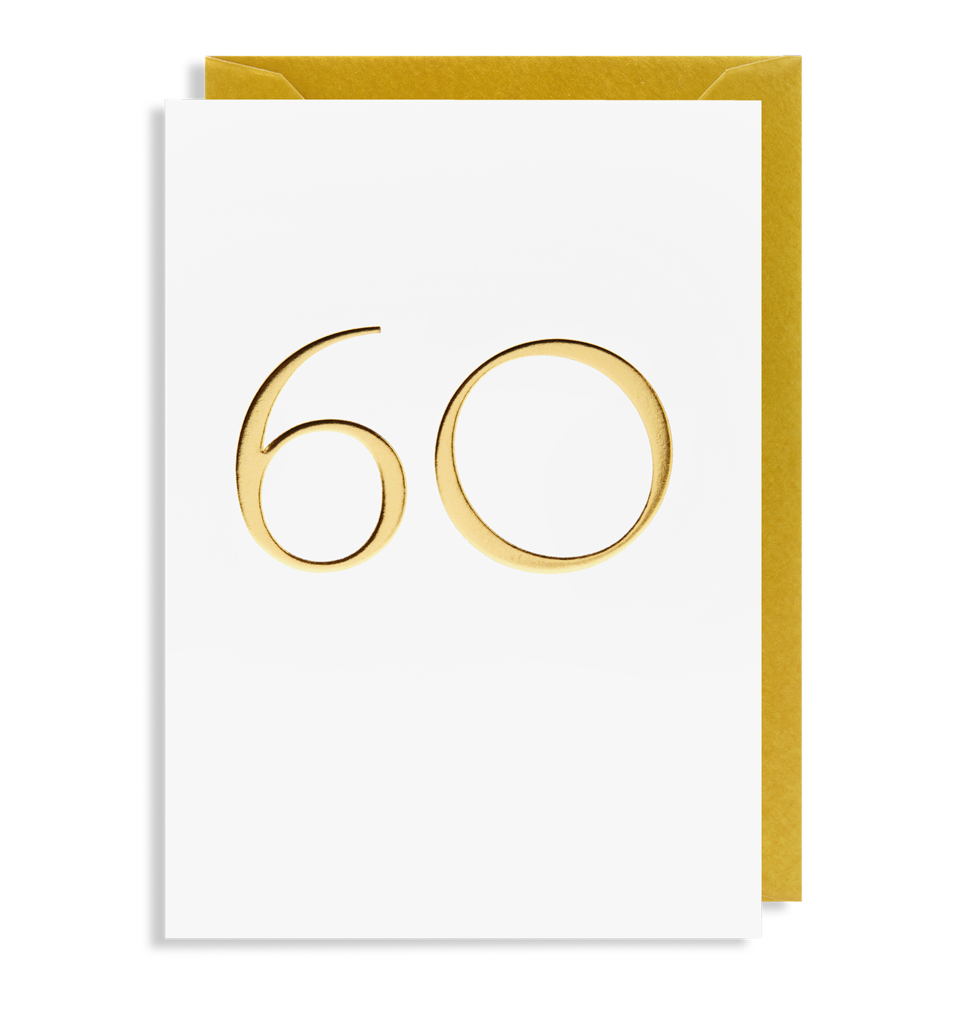 Gold 60 Card