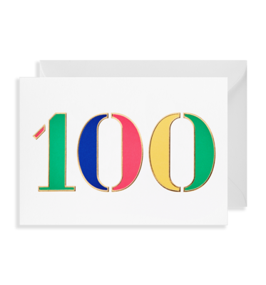 Rainbow 100 Card