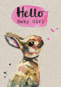 Girl Bunny Card