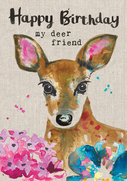 Deer Friend Card