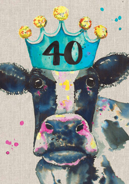 40th Cow Card