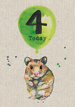 4th Birthday Card