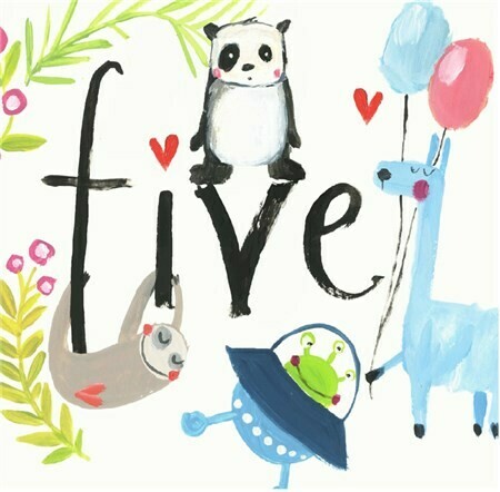 5th Birthday Card