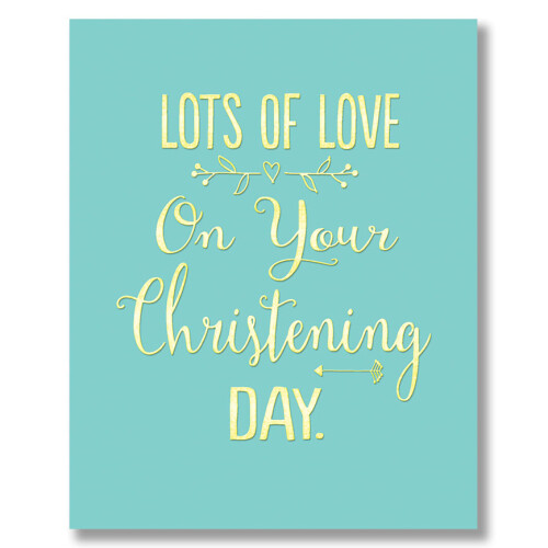 Christening Day Card