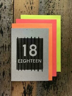 Neon 18 card