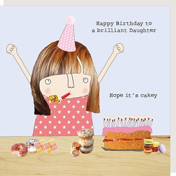 Daughter Cakey Card