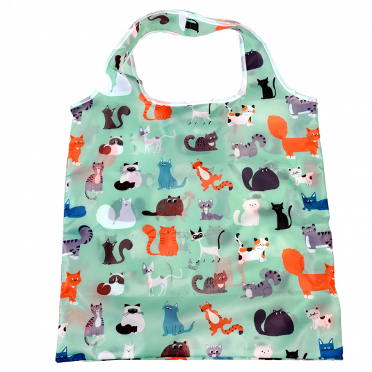 Recycled Shopping Bag - Cats