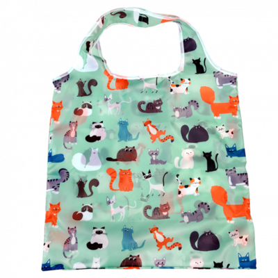 Recycled Shopping Bag - Cats