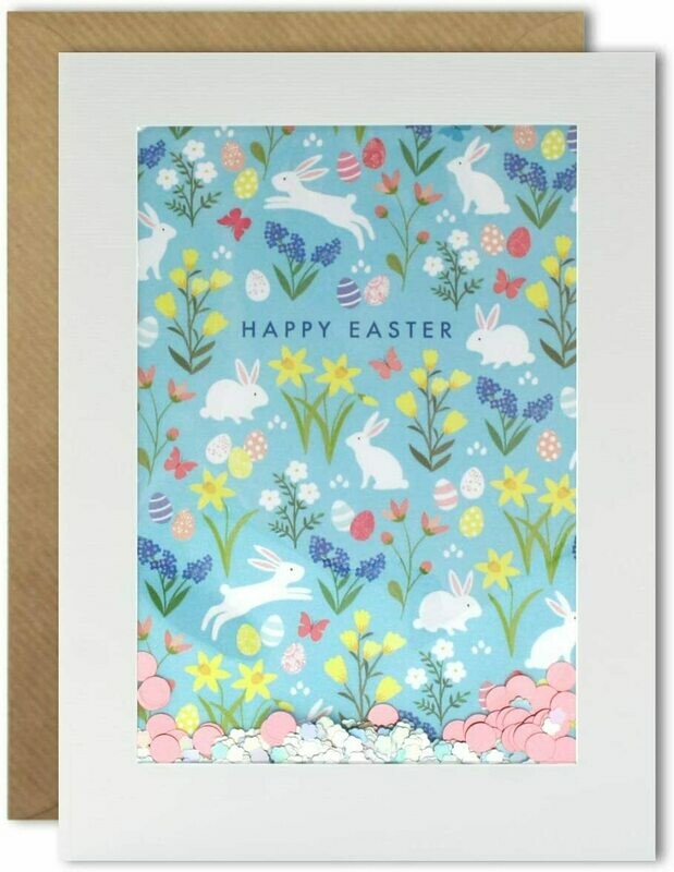 Easter Bunny Shakies Card