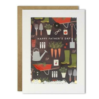 Happy Father&#39;s Day Gardening Card