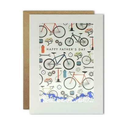 Happy Father&#39;s Day Cycling Shakies Card