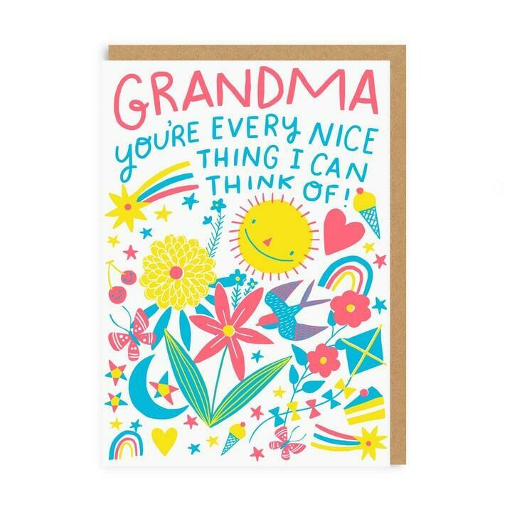 Grandma Nice Things Card