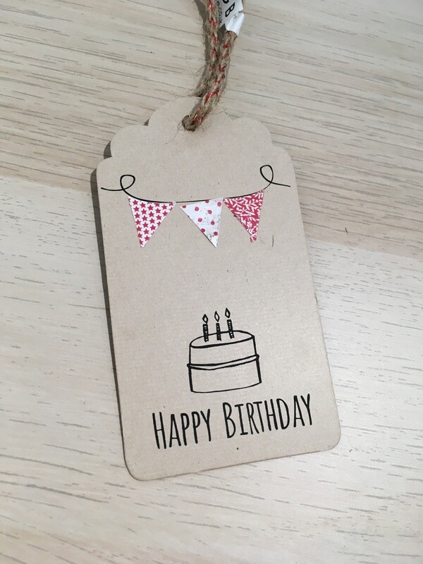 Happy Birthday Gift Tag
